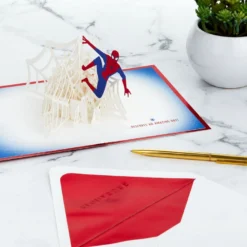 Hallmark Marvel Spider-Man You Deserve An Amazing Day 3D Pop-Up Card -Hallmark Shop Marvel SpiderMan Amazing 3D PopUp Card 1499LAD2901 07