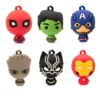 Mini Marvel Super Heroes Shatterproof Hallmark Ornaments, Set Of 6