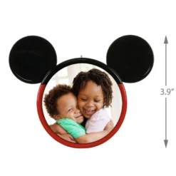 Hallmark Disney Mickey Mouse Ears Silhouette Personalized Photo Ornament -Hallmark Shop Mickey Mouse Ears Shape Personalized Photo Ornament 2499QHE1962B3 03