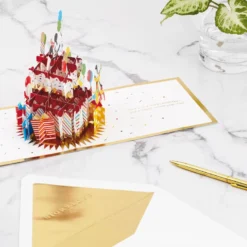 Hallmark Disney Mickey Mouse Cake 3D Pop-Up Birthday Card -Hallmark Shop Mickey Mouse and Pluto Cake 3D PopUp Birthday Card 1499LAD2724 06