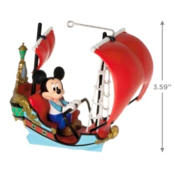 Hallmark Disney Peter Pan's Flight Off To Never Land! Ornament -Hallmark Shop Mickey Peter Pan Pirate Ship Keepsake Ornament 2199QXD6569 03