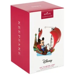 Hallmark Disney Peter Pan's Flight Off To Never Land! Ornament -Hallmark Shop Mickey Peter Pan Pirate Ship Keepsake Ornament 2199QXD6569 04