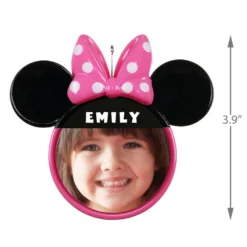 Hallmark Disney Minnie Mouse Ears Silhouette Text And Photo Personalized Ornament -Hallmark Shop Minnie Mouse Ears TextPhoto Personalized Ornament 2499QHE1963B2 03