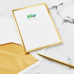 Hallmark Love Sharing Life's Adventure With You 3D Pop-Up Love Card -Hallmark Shop Mountains and Trees 3D PopUp Love Card 1299LAD2890 05