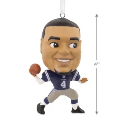 NFL Dallas Cowboys Dak Prescott Bouncing Buddy Hallmark Ornament -Hallmark Shop NFL Dallas Cowboys Dak Prescott Bouncing Buddy Christmas Ornament 1OSL1563 03