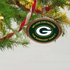 Hallmark NFL Football Green Bay Packers Text Personalized Ornament -Hallmark Shop NFL Football Green Bay Packers Text Personalized Ornament 2499QHE1985B1 02
