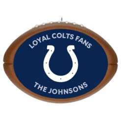 Hallmark NFL Football Indianapolis Colts Text Personalized Ornament