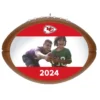Hallmark NFL Football Kansas City Chiefs Text And Photo Personalized Ornament