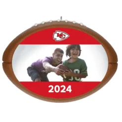 Hallmark NFL Football Kansas City Chiefs Text And Photo Personalized Ornament