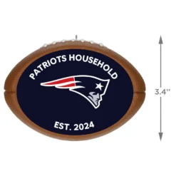 Hallmark NFL Football New England Patriots Text Personalized Ornament -Hallmark Shop NFL Football New England Patriots Text Personalized Ornament 2499QHE1985B8 03
