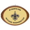 Hallmark NFL Football New Orleans Saints Text Personalized Ornament