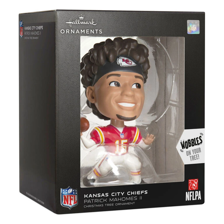 NFL Kansas City Chiefs Patrick Mahomes II Bouncing Buddy Hallmark Ornament 4 NFL Kansas City Chiefs Patrick Mahomes II Bouncing Buddy Hallmark Ornament - Image 4