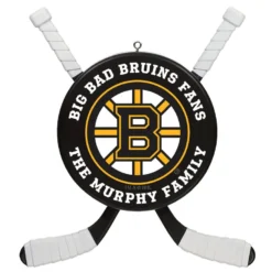 NHL Hockey Personalized Ornament, Boston Bruins®