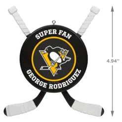 NHL Hockey Personalized Ornament, Pittsburgh Penguins® -Hallmark Shop NHLHockey Personalized Ornament Pittsburgh Penguins 2499QHE1925B12 03