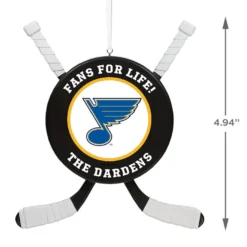 NHL Hockey Personalized Ornament, St. Louis Blues® -Hallmark Shop NHLSt. Louis Blues Hockey Personalized Ornament 2499QHE1925B16 03