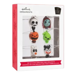 Mini Disney Tim Burton's The Nightmare Before Christmas Shatterproof Hallmark Ornaments, Set Of 6 -Hallmark Shop Nightmare Before Christmas Christmas Ornaments 3HCM2372 04