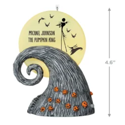 Hallmark Disney Tim Burton’s The Nightmare Before Christmas Jack And Zero Personalized Ornament With Light -Hallmark Shop Nightmare Before Christmas Jack and Zero Personalized Keepsake Ornament With Light 2999QHE2113B2 03