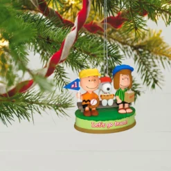 Hallmark Shop -Hallmark Shop Peanuts Gang Watching Baseball Keepsake Ornament 3299QXI7059 02