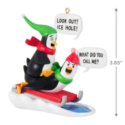 Hallmark What Did You Call Me? Ornament -Hallmark Shop Penguins Sledding Keepsake Ornament 2099QGO2867 03