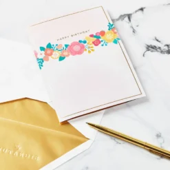 Hallmark Every Good Thing Floral Cake 3D Pop-Up Birthday Card -Hallmark Shop Pink Cake and Flowers 3D PopUp Birthday Card for Her 1299LAD2886 05