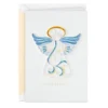 Hallmark Peace On Earth Angel Quilled Paper Handmade Christmas Card