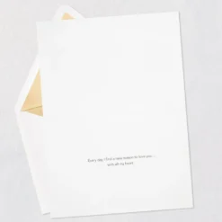 Hallmark With All My Heart Quilled Paper Handmade Love Card -Hallmark Shop Red Letters Quilled Paper Handmade Romantic Love Card 1299LAD2811 03