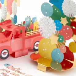 Hallmark Celebrating You Red Truck And Banner 3D Pop-Up Birthday Card 14 Hallmark Celebrating You Red Truck And Banner 3D Pop-Up Birthday Card -Hallmark Shop Red Truck and Banner 3D PopUp Birthday Card 1299LAD2896 05