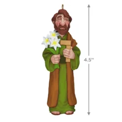 Hallmark Saint Joseph Ornament -Hallmark Shop Saint Joseph Holding Lilies Keepsake Ornament 1799QGO2757 03