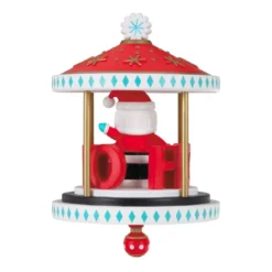 Hallmark Santa-Go-Round Ornament -Hallmark Shop Santa Carousel Keepsake Ornament 2299QGO2647 06