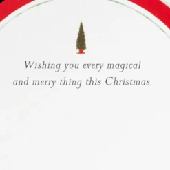 Hallmark Santa's Sleigh Snow Globe Musical 3D Pop-Up Christmas Card With Motion -Hallmark Shop Santa Sleigh Snowglobe 3D PopUp Music Motion Christmas Card 1299XOD9985 04