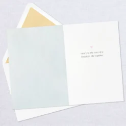 Hallmark Happily Ever After Quilled Paper Handmade Wedding Card -Hallmark Shop Script Letters Quilled Paper Handmade Wedding Card 1299LAD9615 03