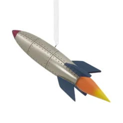 Signature Rocket Ship Hallmark Ornament -Hallmark Shop Signature Rocket Ship Christmas Ornament 1HDL2176 06