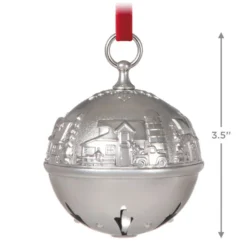Hallmark Ring In The Season Metal Bell Ornament -Hallmark Shop Silver Jingle Bell Keepsake Ornament 2699QXR8139 03