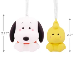 Better Together Snoopy And Woodstock Magnetic Hallmark Ornaments, Set Of 2 -Hallmark Shop Snoopy and Woodstock Christmas Ornaments 3HCM2133 03