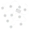 Hallmark Snowflake 10-Light Christmas String Lights, 10'