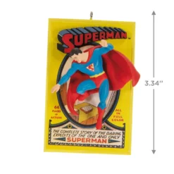 Hallmark DC™ 85th Anniversary Superman™ Ornament -Hallmark Shop Superman Comic Book Keepsake Ornament 1999QXI6109 03