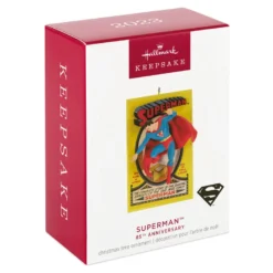 Hallmark DC™ 85th Anniversary Superman™ Ornament -Hallmark Shop Superman Comic Book Keepsake Ornament 1999QXI6109 04