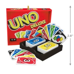 Hallmark Mattel UNO™ Family Game Night® Ornament -Hallmark Shop UNO Game Keepsake Ornament 1899QXR8249 03