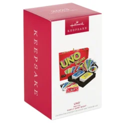 Hallmark Mattel UNO™ Family Game Night® Ornament -Hallmark Shop UNO Game Keepsake Ornament 1899QXR8249 04