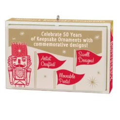 Hallmark Nifty Fifties Keepsake Ornaments Special Edition Ornament -Hallmark Shop Vintage Box of Nutcrackers Keepsake Ornament 2099QGO2819 06