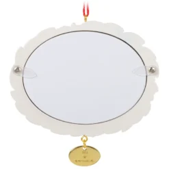 Hallmark A Beautiful Year 2023 Metal Photo Frame Ornament -Hallmark Shop White Wreath Picture Frame Keepsake Ornament 1999QGO2617 06