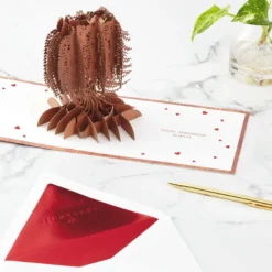 Hallmark Willow Tree You And Me Always 3D Pop-Up Love Card -Hallmark Shop Willow Tree You Me Always Wood 3D PopUp Love Card 1499LAD2736 06