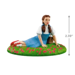 Hallmark The Wizard Of Oz™ Under The Poppies' Spell Ornament -Hallmark Shop Wizard of Oz Dorothy in Poppies Keepsake Ornament 2199QXI6107 03